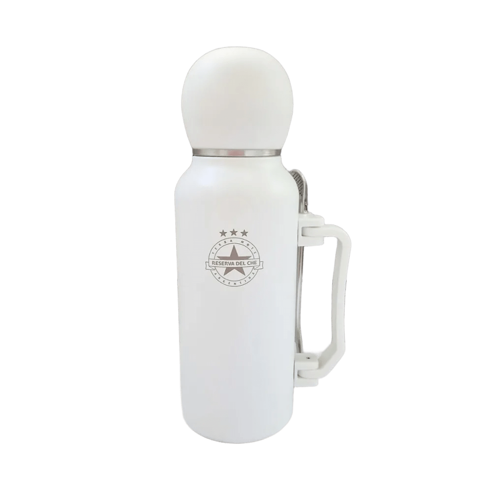 Термос 3 в 1 для мате Reserva del Che 1300 мл. белый
