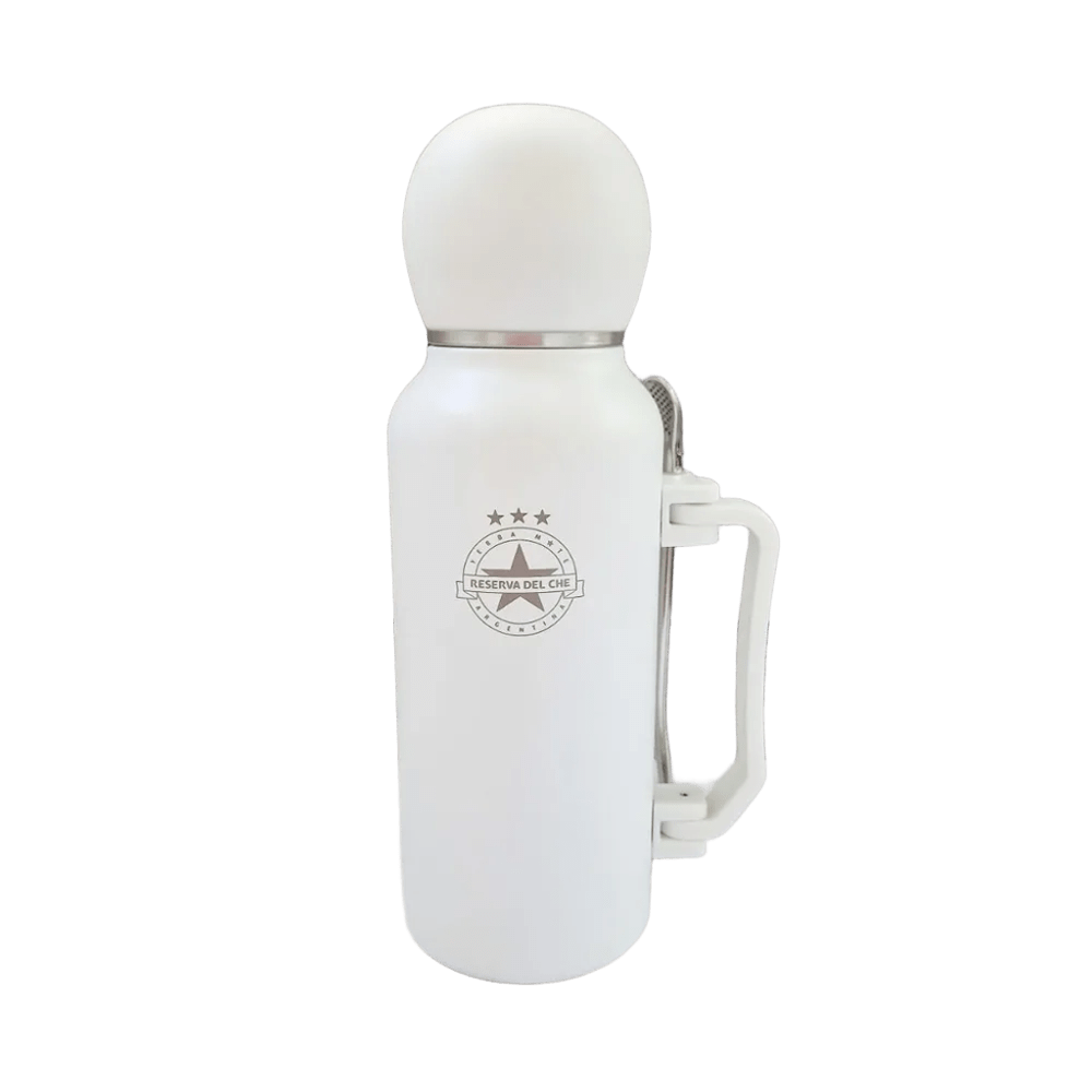 Термос 3 в 1 для мате Reserva del Che 1300 мл. белый