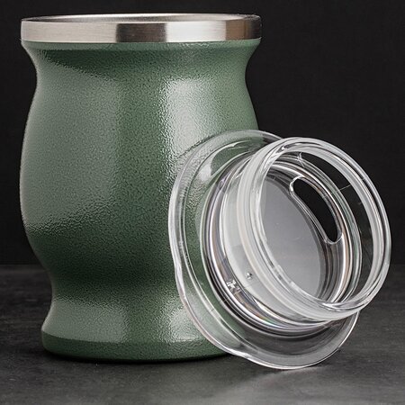 Калабас металлический Амфора, светло-зеленый