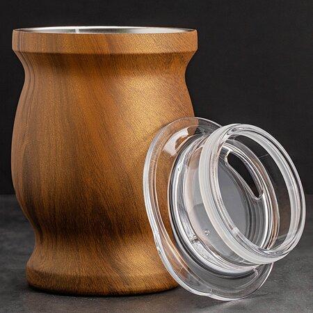 Калабас металлический Амфора, рисунок Дерево