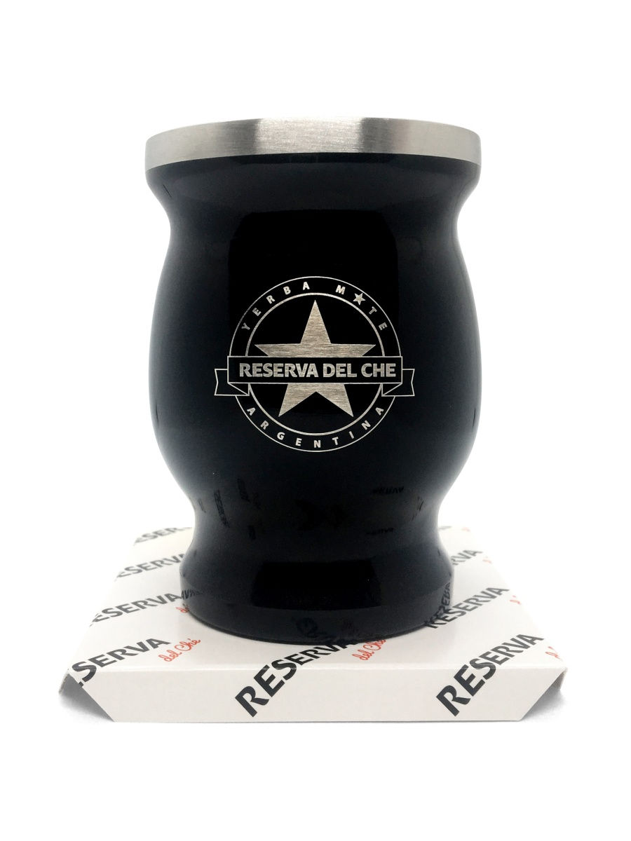 Сосуд для мате металлический Reserva del Che 20g (чёрный)
