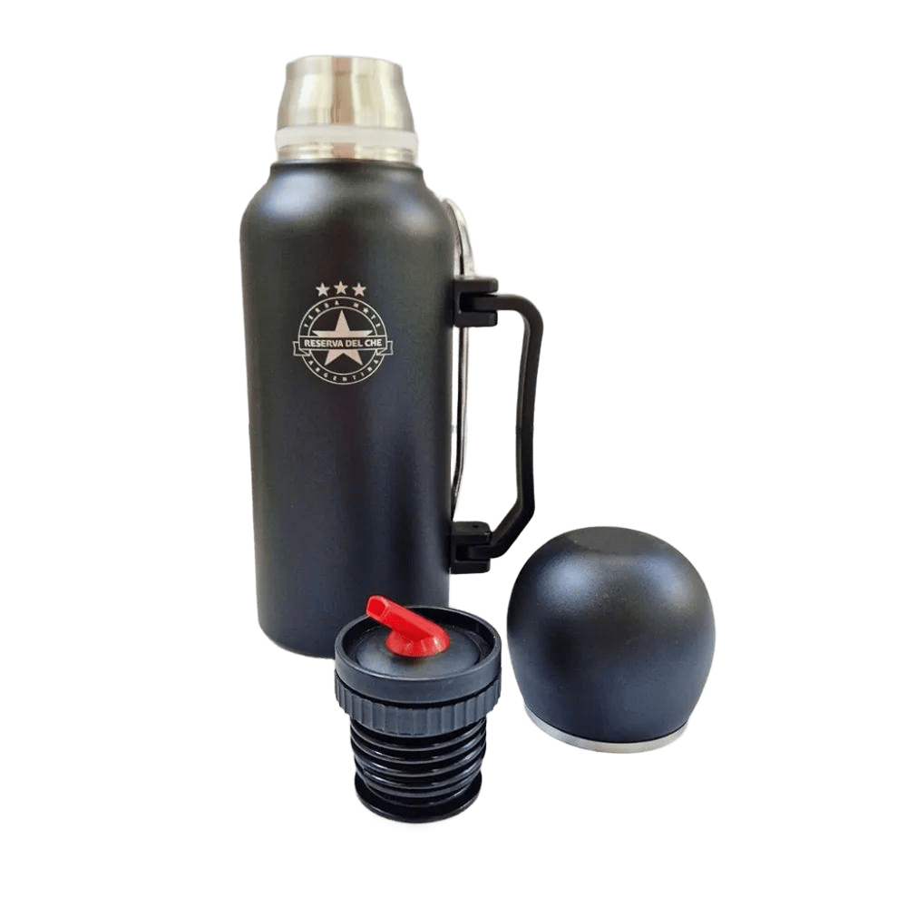Термос 3 в 1 для мате Reserva del Che 1300 мл. чёрный
