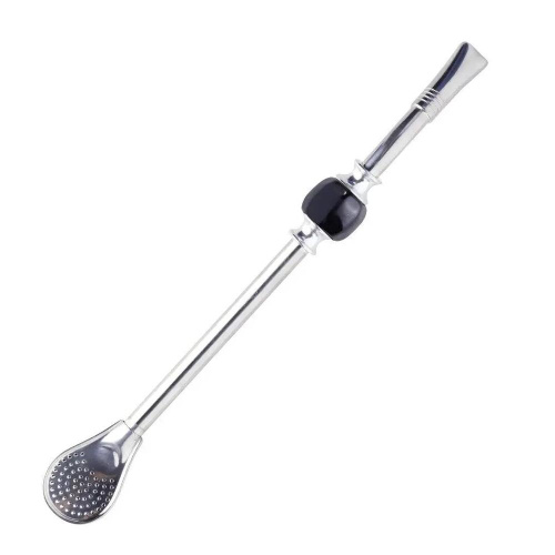 Бомбилья разборная 22 см (черный камень) из металла