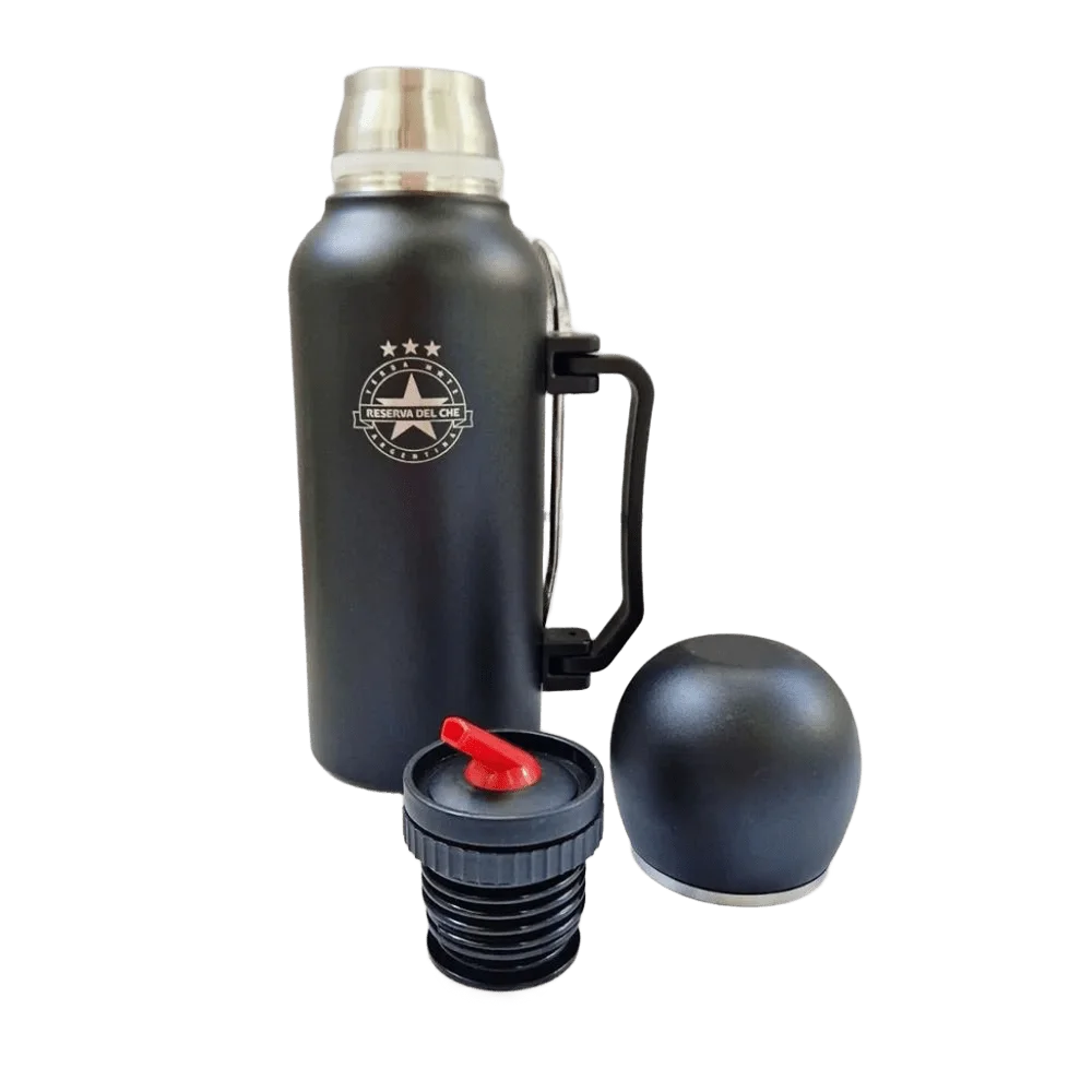 Термос 3 в 1 для мате Reserva del Che 1300 мл. чёрный