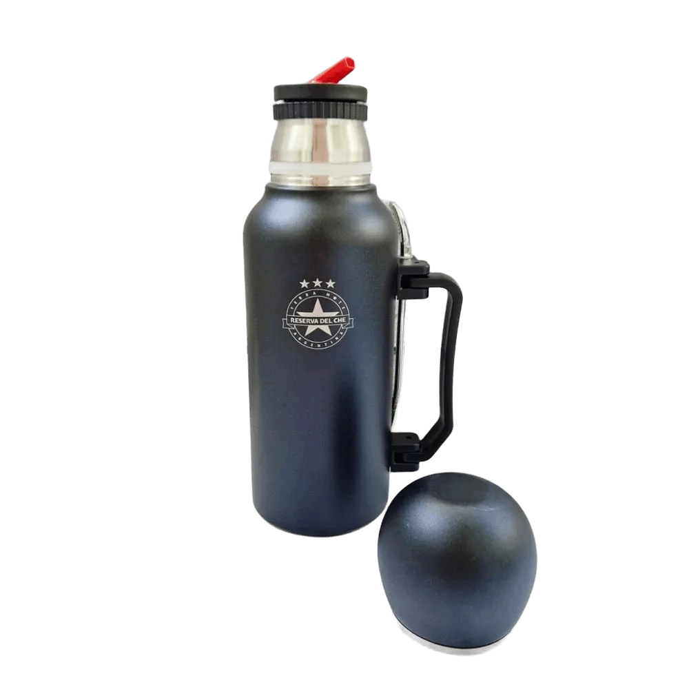 Термос 3 в 1 для мате Reserva del Che 1300 мл. чёрный