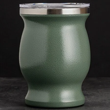 Калабас металлический Амфора, светло-зеленый