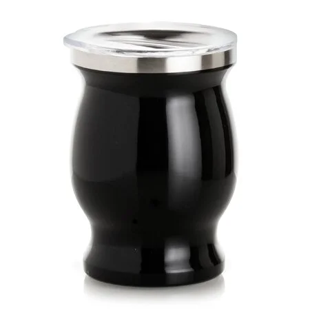 Калабас металлический Амфора, черный глянец