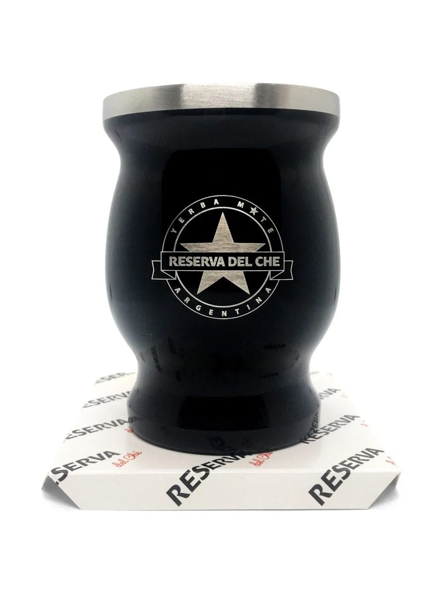 Сосуд для мате металлический Reserva del Che 20g (чёрный)