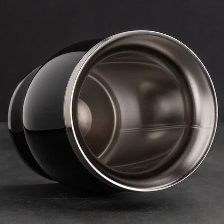 Калабас металлический Амфора, черный глянец