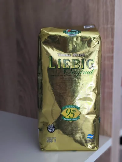 Liebig - упаковка, лицевая часть, на полке стелажа